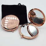 Rose Gold Pocket Mirror